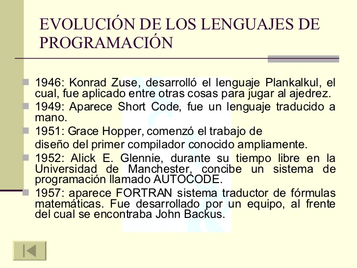 historia y evolucion de los lenguajes de programasion historia y evolucion de los lenguajes de programasion