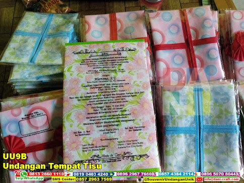 jual Undangan Tempat Tisu