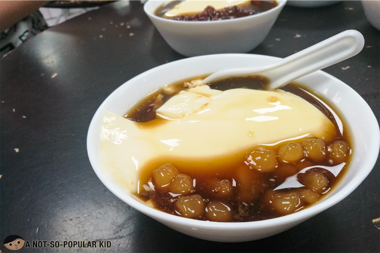 Tiong Hwa's Taho in White Pearl Sago Toppings