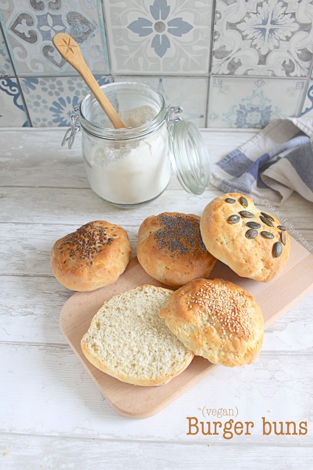 Home made burgers buns (vegan) • Cook A Life! by Maeva