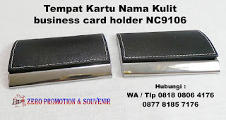 Jual Tempat Kartu Nama Kulit - business card holder NC9106