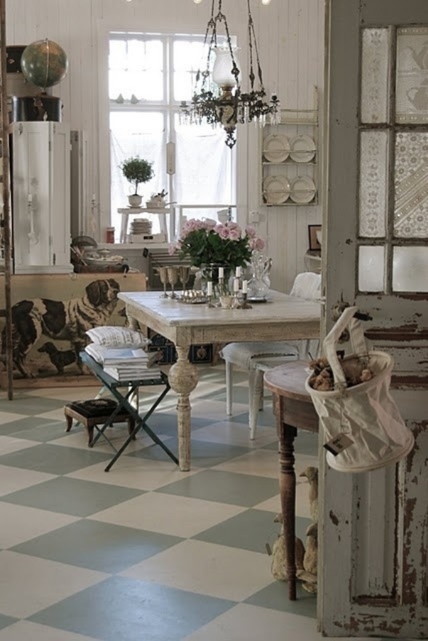 This Cheap Vintage Shabby Chic Style Kitchen Design And Decorating