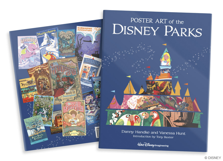 Disney Parks Souvenir Book Poster Art of the Disney Parks 