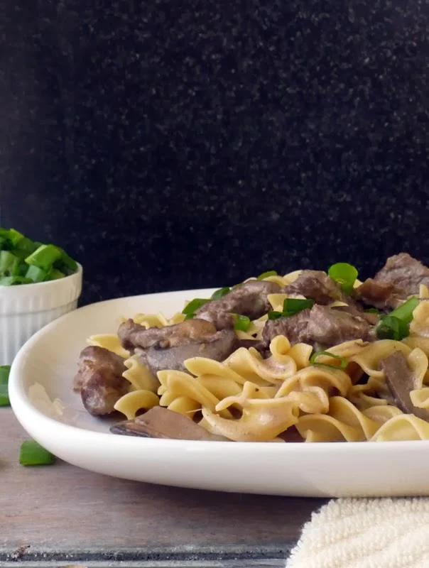 Delicious Beef Stroganoff | by Life Tastes Good uses lots of fresh ingredients for maximum flavor! #noodles #homemade