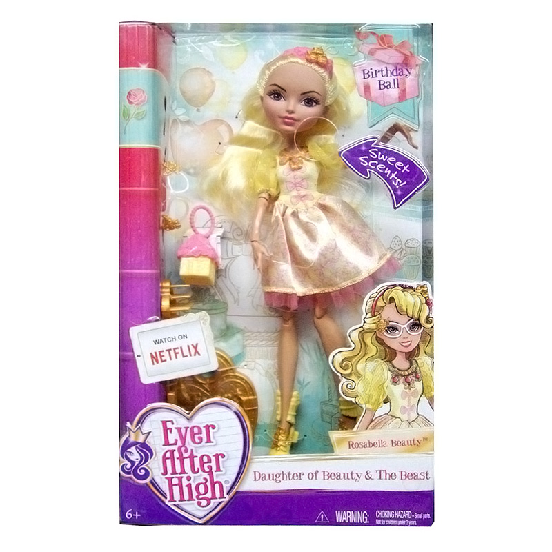 Ever After High Rosabella Beauty Doll With Accessories EUC / HTF