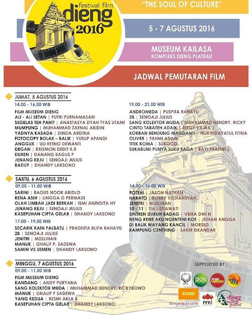 jadwal pemutaran film di dcf 2016 foto jadwal pemutaran film di dcf 2016