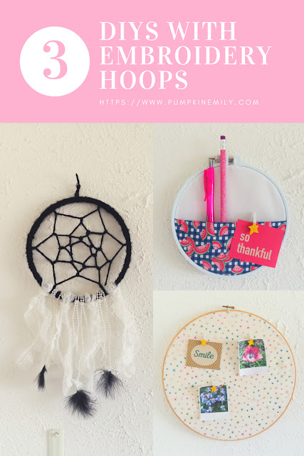 3 DIYs You Can Do With Embroidery Hoops