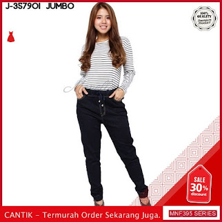 MNF395J80 Jeans 357901 Wanita Jumbo Xxl Jegging Denim 2019 BMGShop