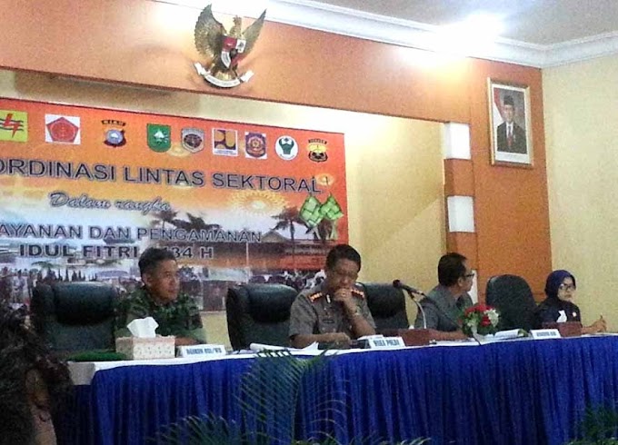 Rakor PAM Lebaran Polda Riau
