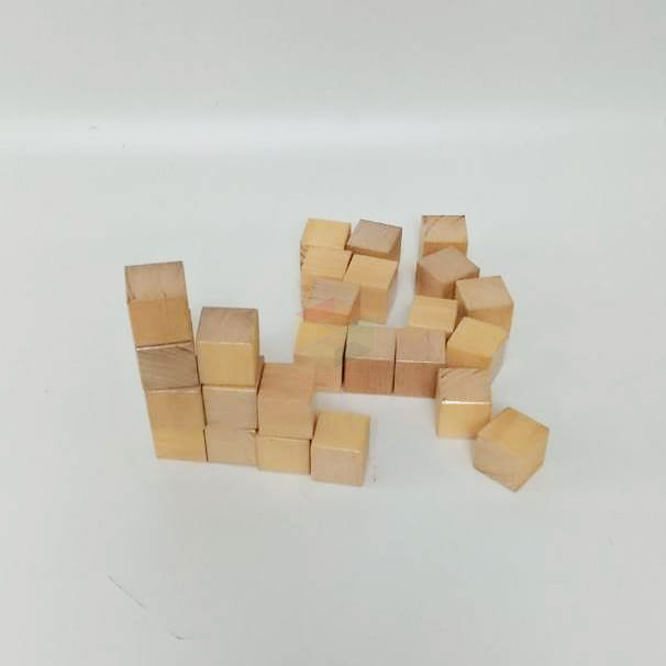 Kubus Kayu 3 Cm