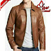 ANL058 Model Jaket Casual Pria Modis Panganggur Kulit