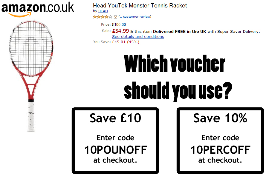 To infinity... and beyond Which Voucher...?