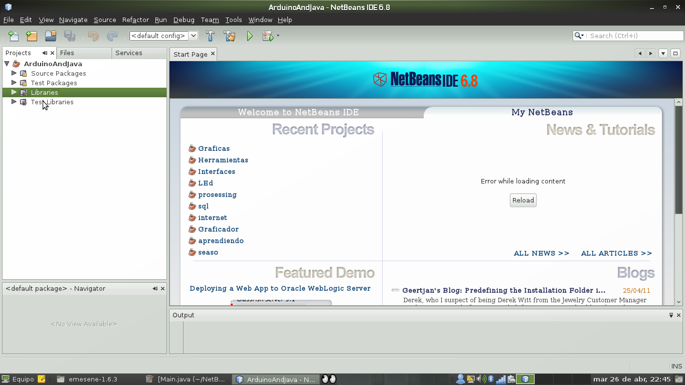 Java al maximo: Primer tutorial: Arduino desde Java
