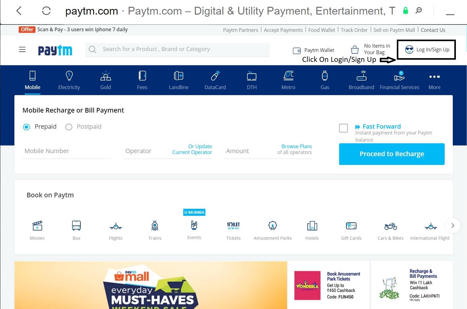 How to remove an account from paytm credit card
