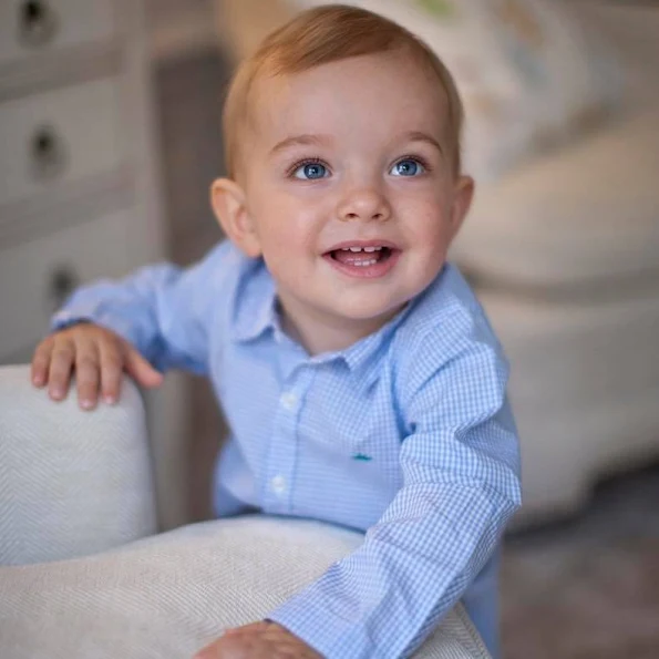 Princess Madeleine of Sweden published a Birthday message and a photo of Prince Nicolas