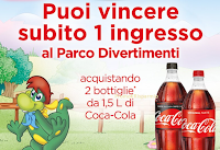 Con Coca-Cola vinci 445 i ngressi a Gardaland e soggiorno per 4 persone Logo Con Coca-Cola vinci 445 i ngressi a Gardaland e soggiorno per 4 persone