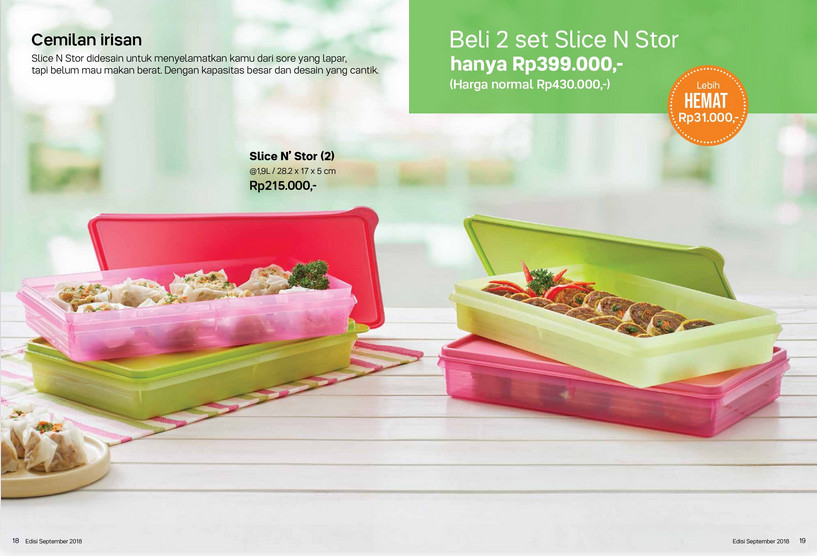 Inilah Katalog Promo Tupperware Bulan September 2018 Momraisa Com