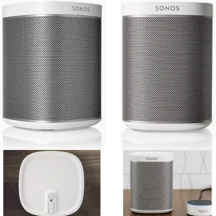 Sonos Speakers: Portable Wireless Alexa Streaming Music Speaker - Compact Wi-Fi Audio Sound Box - Wall Mountable