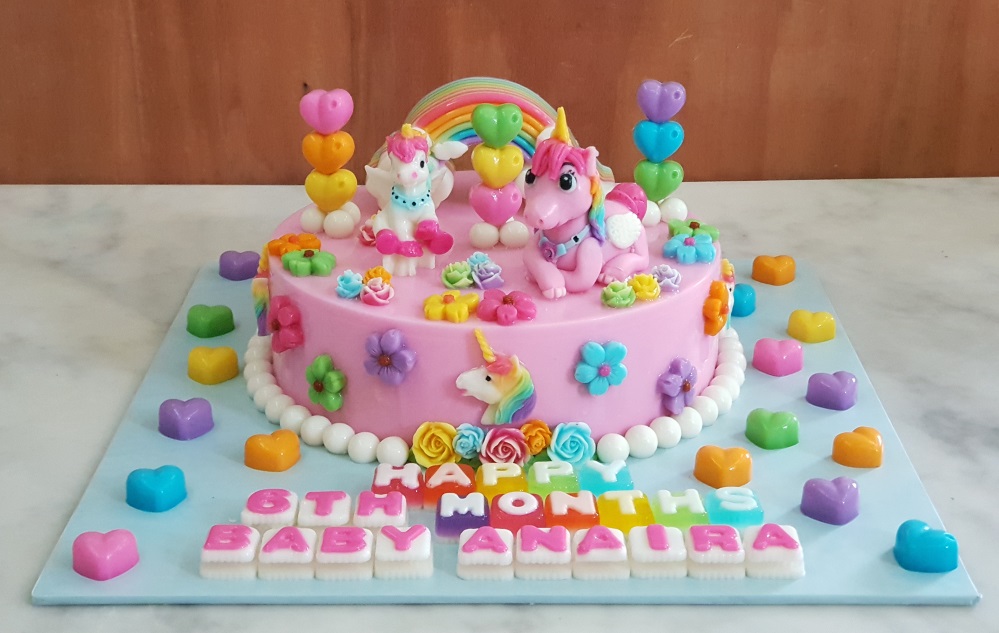 Yochana's Cake Delight! Unicorn Jelly cake