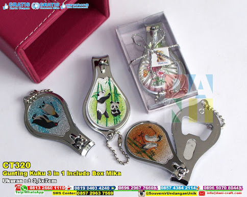 Gunting Kuku 3 In 1 Include Box Mika