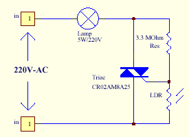 Triac Light Switch circuit | IC schematics