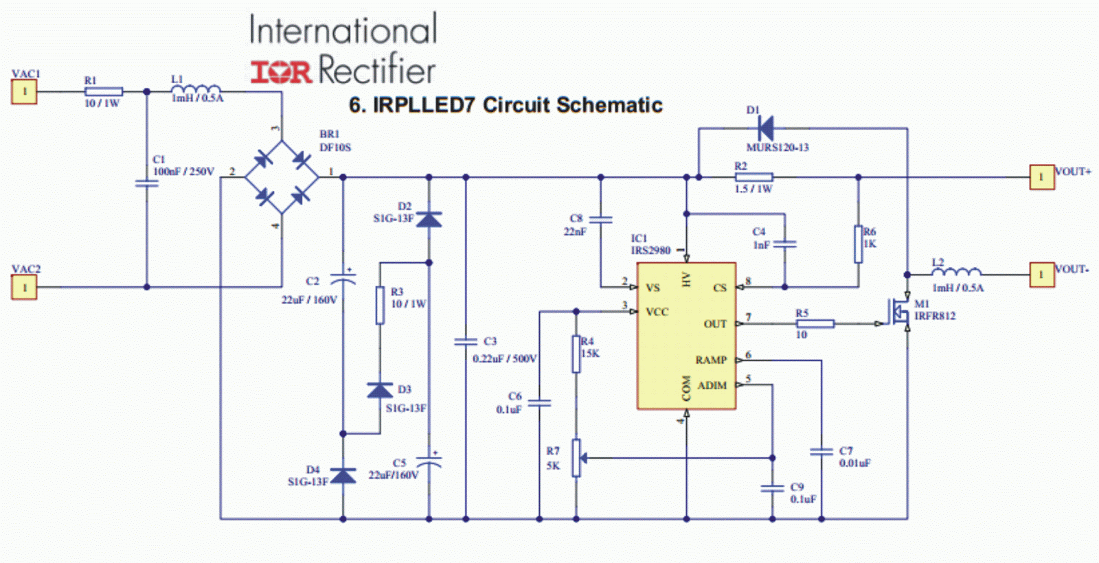 1 Watt Led Driver Circuit 220 V 120 V ~ Girijesh Chaubey | Free