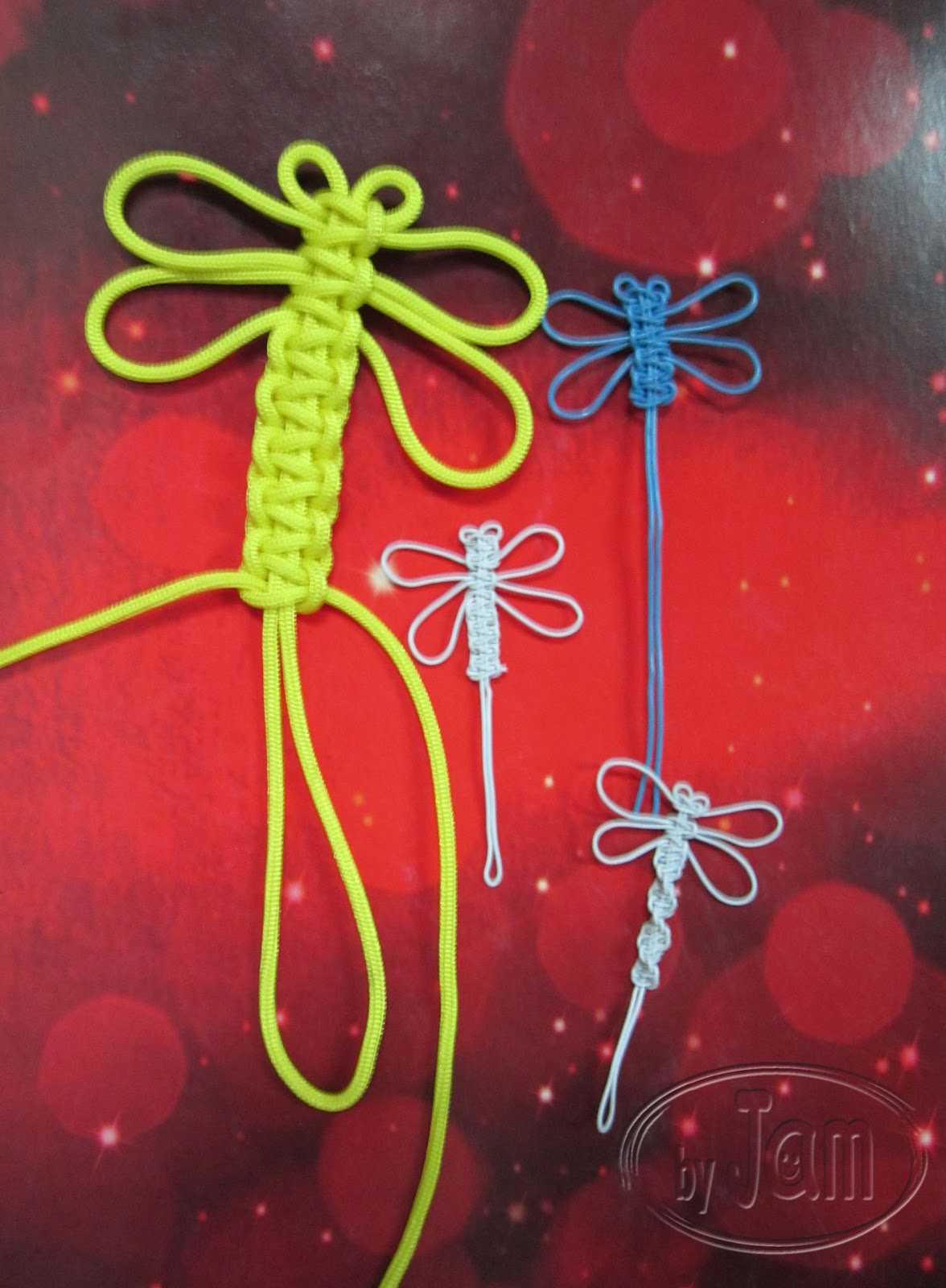 How to Tie Cute Dragonfly [Macrame'] D . I . Y . Done ! It 's Yours