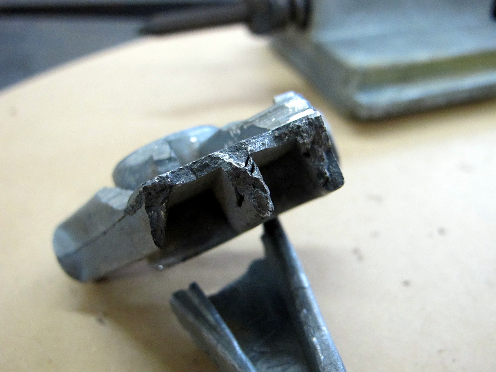 "Nothing Too Strong Ever Broke" Pot Metal Prosthetic