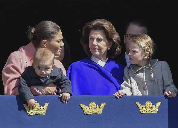 Queen Silvia, Crown Princess Victoria, Princess Estelle, Prince Oscar,  Prince Daniel, Prince Carl Philip and Princess Sofia, Princess Madeleine Birthday