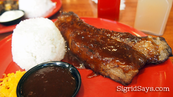 Ribshack Grill - baby back ribs - Bacolod restaurants