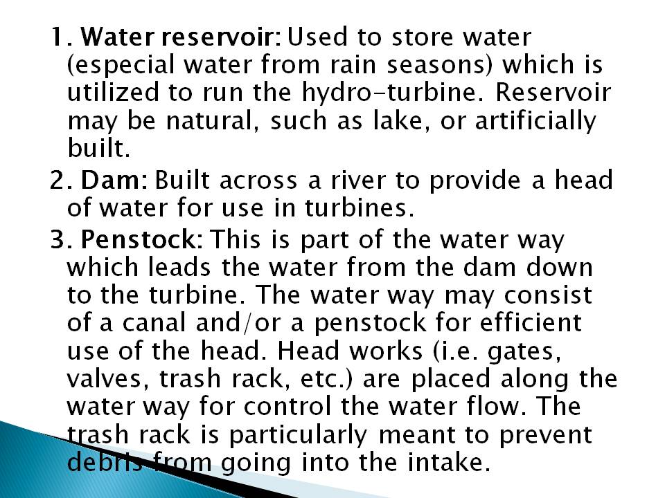 ELECTRICAL POWER PLANTHYDROPOWER, Lecture notes Energy FAQs And