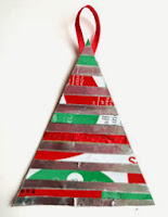 coffee bag Christmas tree ornament