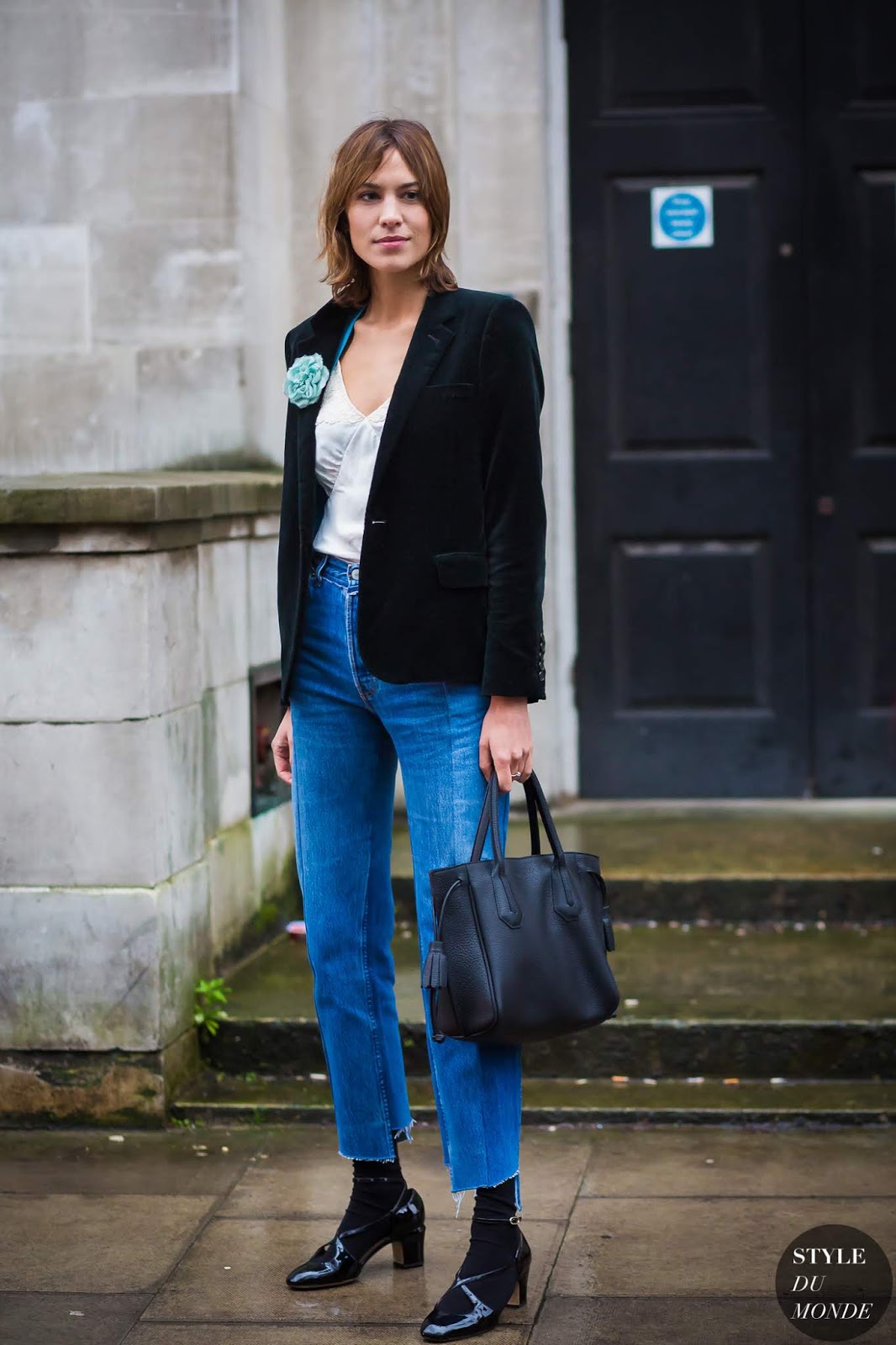 Alexa Chung Has Found the Perfect Day-to-Night Outfit