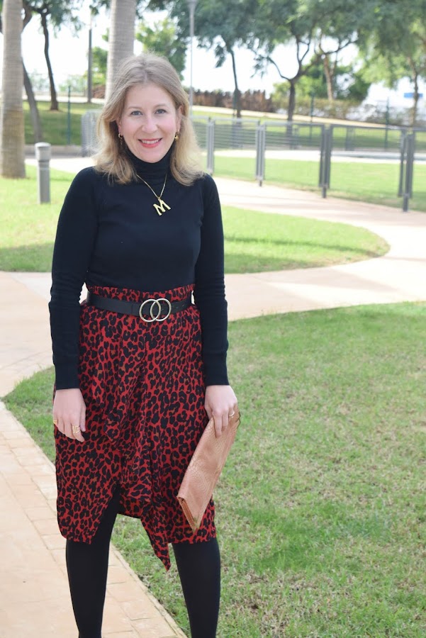 Propuesta_Look_para_Navidad_falda_leopardo