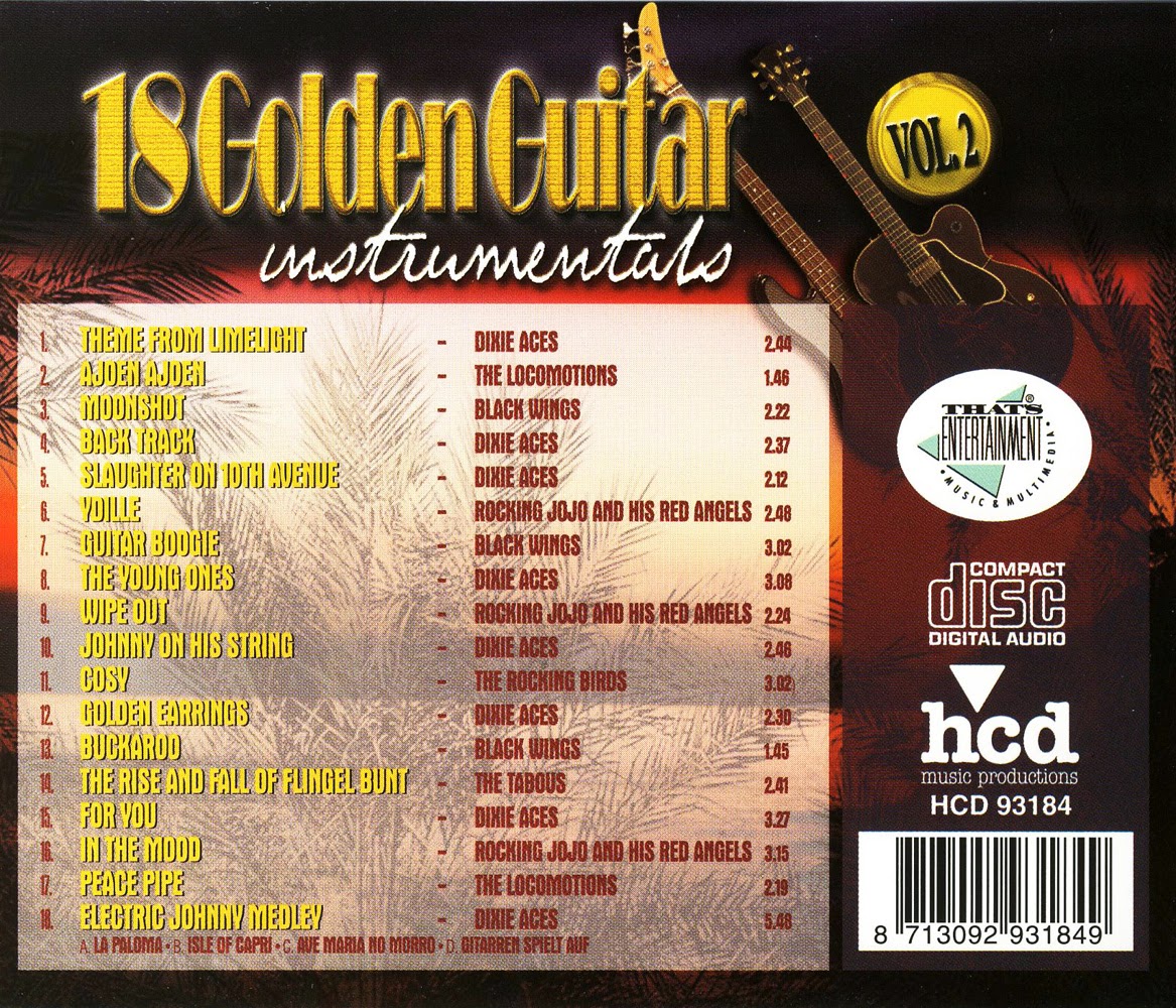 Cd 18 Golden Guitar Instrumentals Vol. 2 (V-A Indo Rock) Indo+rock+-+18+golden+guitar+vol+2+-+Back+2