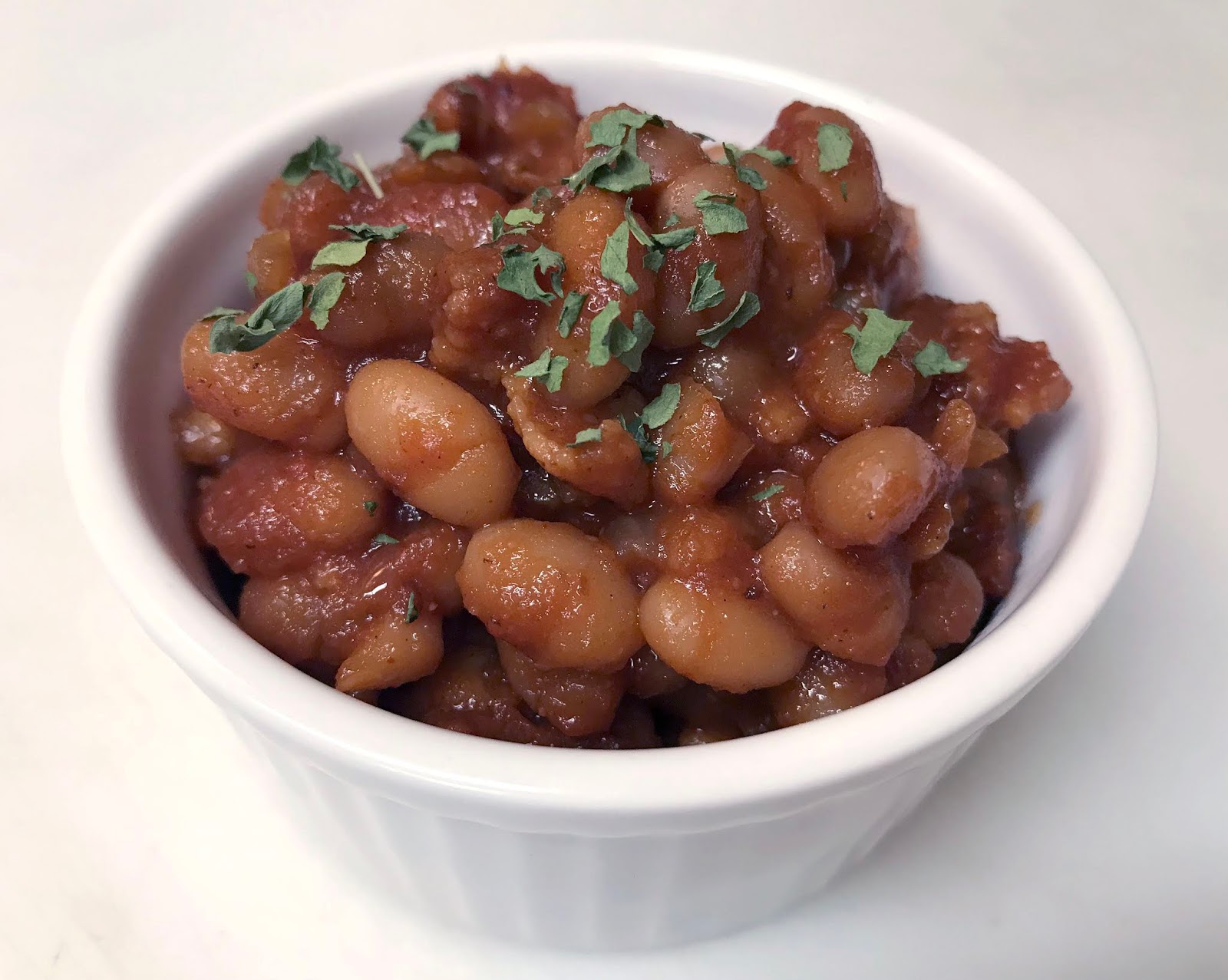 Culturally Confused Bourbon Maple Bacon Baked Beans