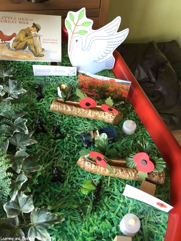 Remembrance Day Tuff Tray