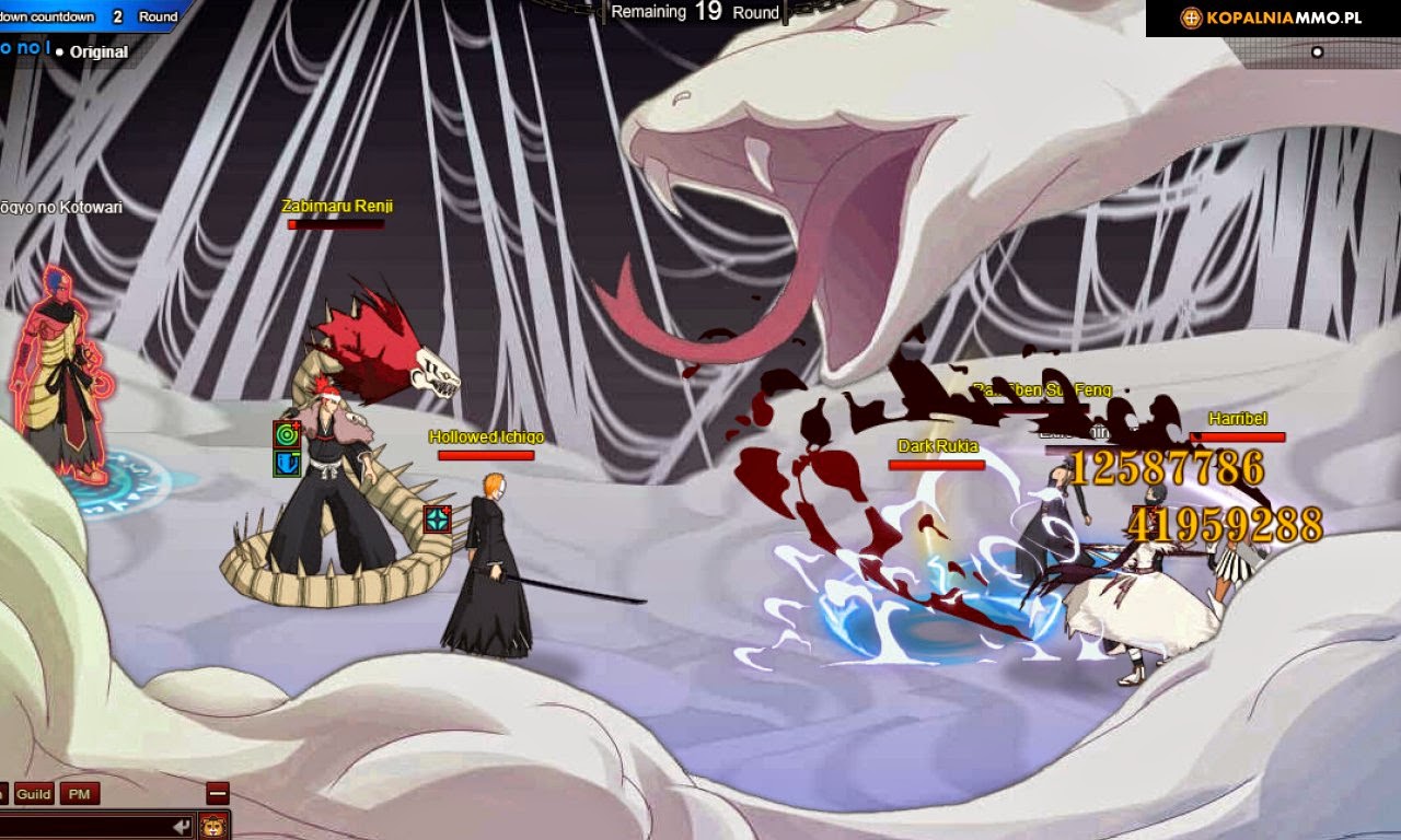 Bleach online - system walki bleach gra PC