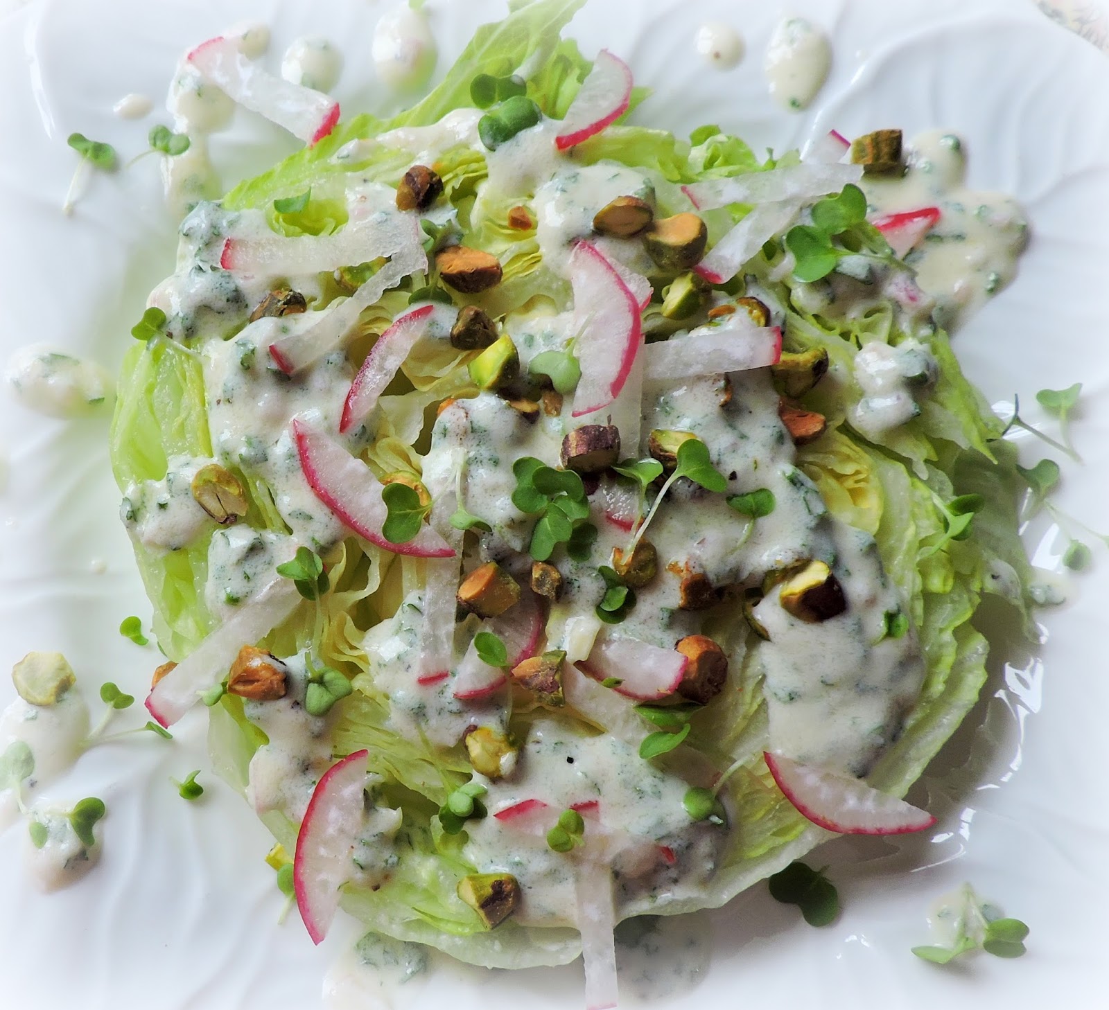 The English Kitchen Creamy Herb Dressed Lettuce Steaks