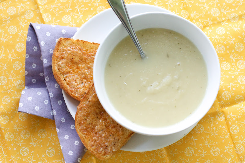 Turnip and Potato Soup with Smoky Cheese Toasts : Oven Love