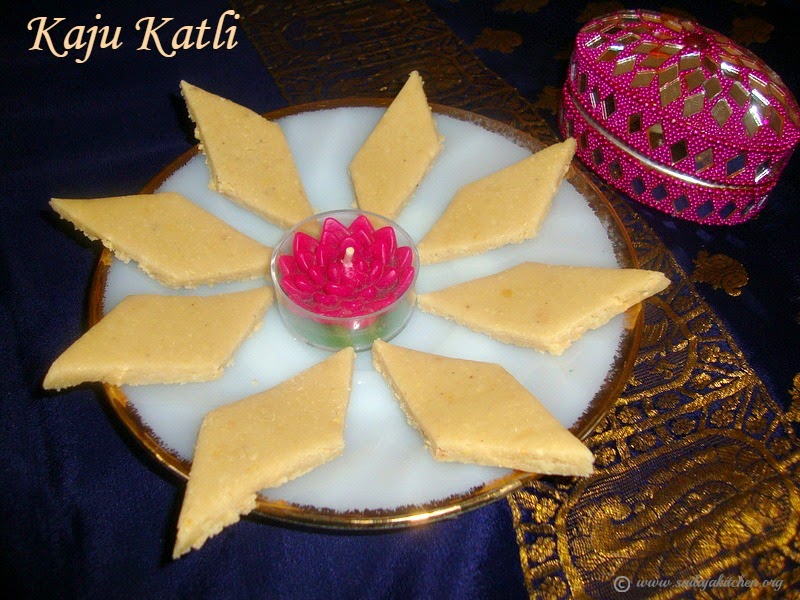 images for Kaju Katli / Kaju Katli Recipe / Cashew nut Burfi / Kaju Burfi Recipe - Easy Diwali Sweets