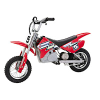 Razor MX350 in red color, Dirt Rocket Electric Motocross Bike
