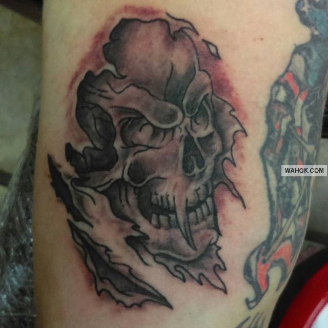 Gambar Tato 3D Keren Tengkorak Terbaru Koleksi Foto Google, Tumblr, Pinterest,instagram