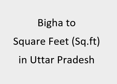 Bigha to Square Feet