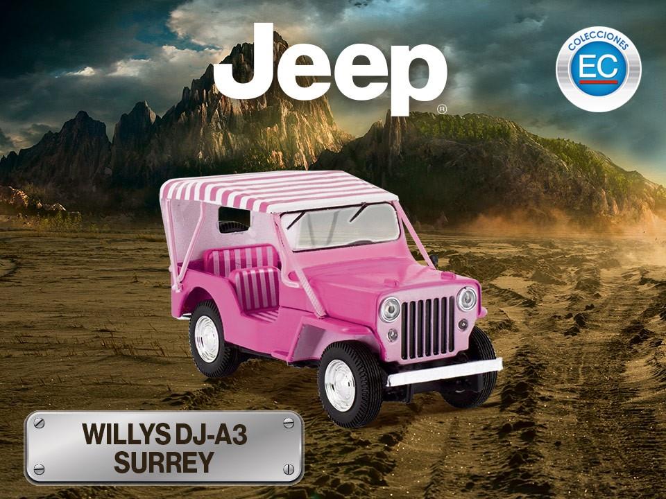 coleccion jeep 1:43, jeep willys dj-3a surrey 1:43