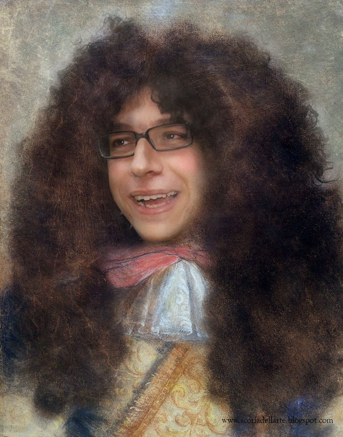 Ritratto di Giovanni Allevi alla corte del Re Sole – C. Le Brun