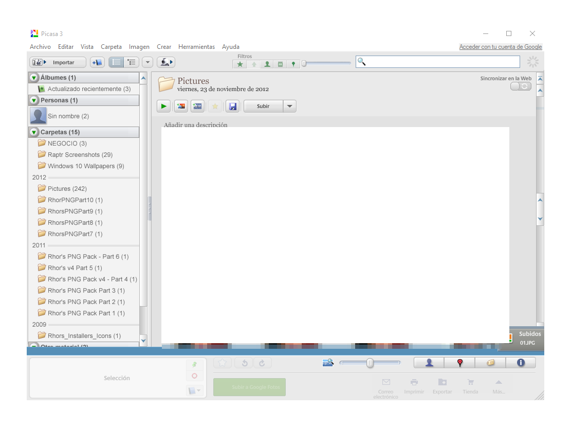 picasa 3.9 google plus
