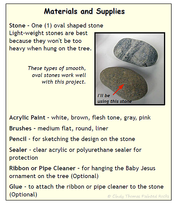 painting rock stone animals