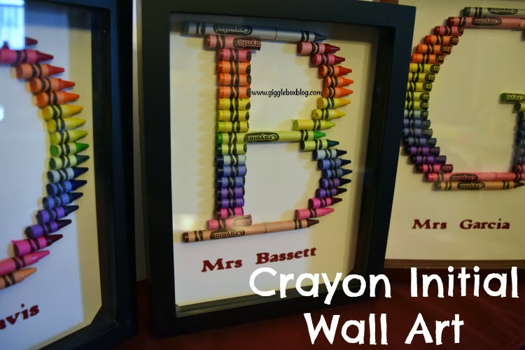 Initial Wall Art crayon initial wall art | gigglebox tells it like it is Initial Wall Art crayon initial wall art | gigglebox tells it like it is