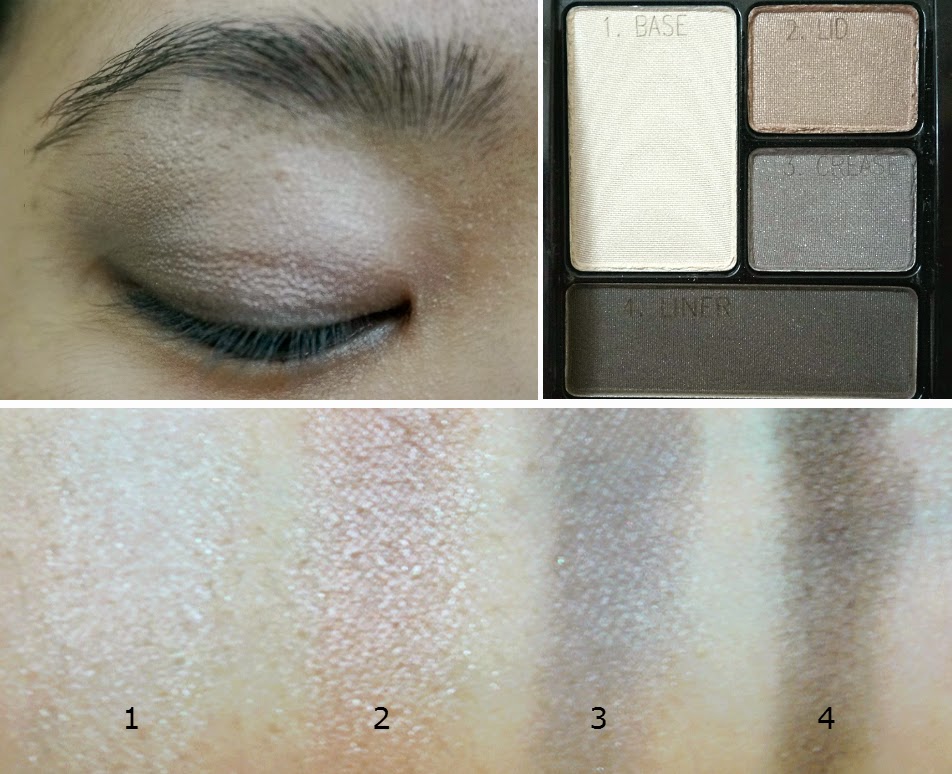 Maybelline Expert Wear Eyeshadow Quad in 10Q Mocha Motion Review